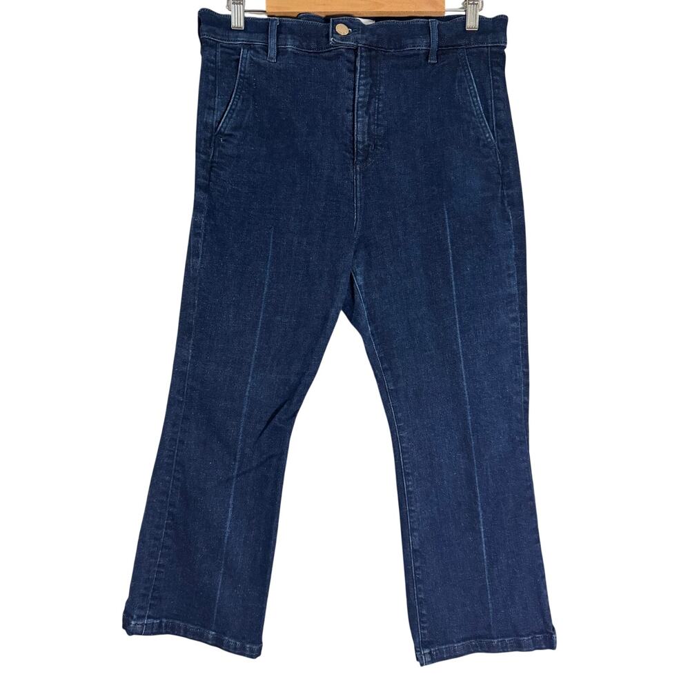 Loft Cropped Flare Jeans 32 / 14
